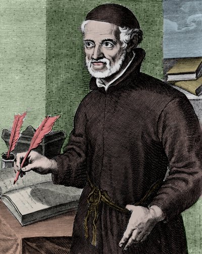 Pater Antonio VIEIRA (1608-1697) Jezuïet, Evangelisator van de Indianen van Brazilië - Gravure door Arnold van Westerhout (1651-1725) - Portret van Antonio Vieira (1608 -1697), Portugese jezuïet priester en schrijver door Arnold van Westerhout