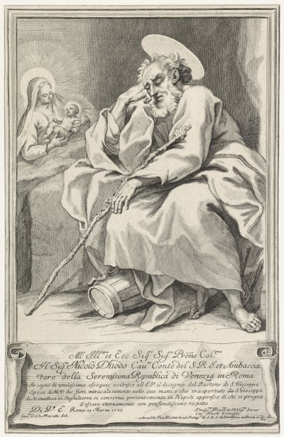 Slapende Jozef door Arnold van Westerhout