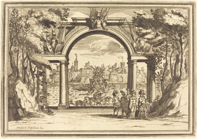 Il Greco in Troia: Plaat 1 door Arnold von Westerhout