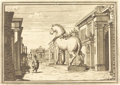 Il Greco in Troia: Plaat 2 door Arnold von Westerhout