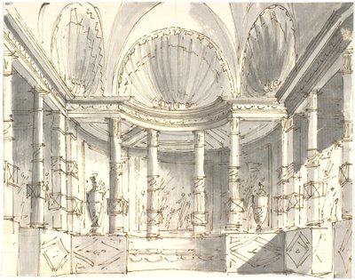 Interieur met zuilen door Aron Wallick