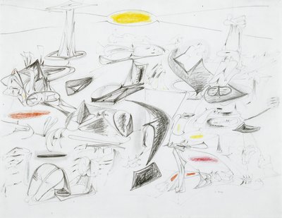 Virginia - Zomer door Arshile Gorky