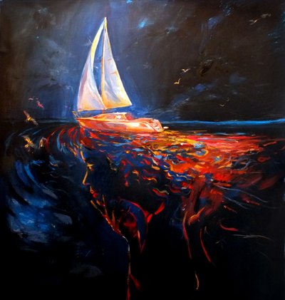 Nachtfantasie door Artemis Painter