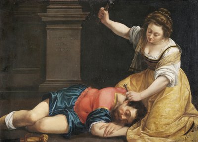 Jaël en Sisera door Artemisia Gentileschi