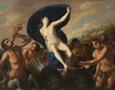 De triomf van Galatea door Artemisia and associate Gentileschi