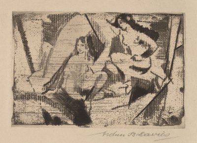 Verschijning door Arthur B. Davies