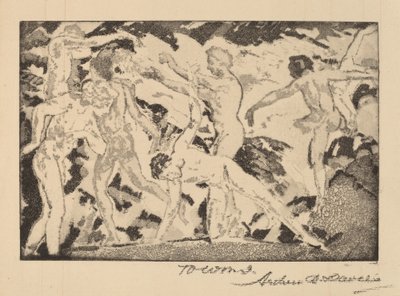 Bij de Caliban door Arthur B. Davies