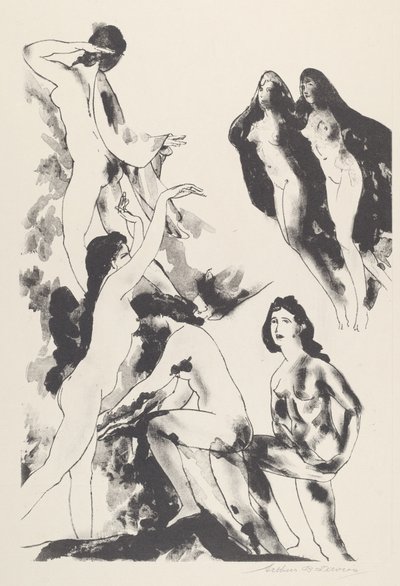 Vrij van Wolken door Arthur B. Davies