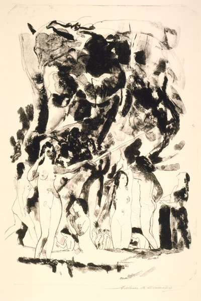 Oogstfeest door Arthur B. Davies