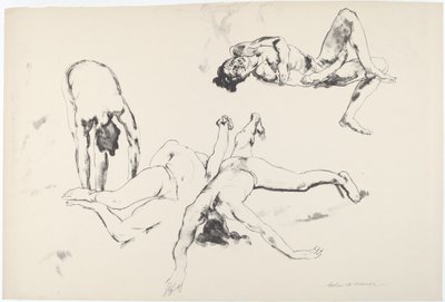 Mannen in Agonie door Arthur B. Davies