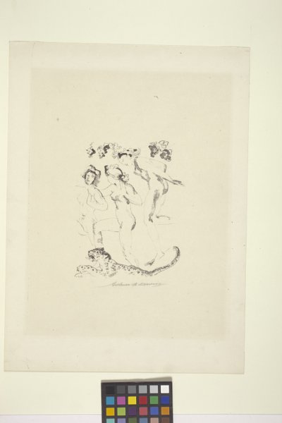 Bacchanten door Arthur Bowen Davies