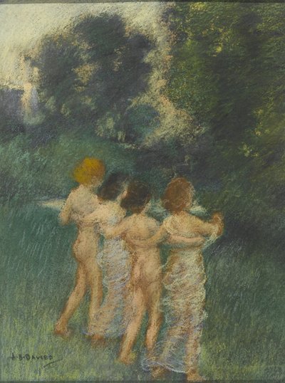 Cherubijnse kinderen, 1900 door Arthur Bowen Davies