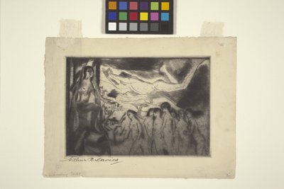 Leidende geest door Arthur Bowen Davies