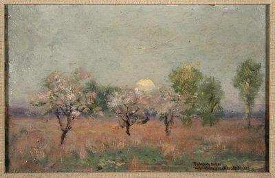 Landschap door Arthur Bowen Davies