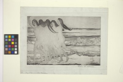 Zeemagden door Arthur Bowen Davies