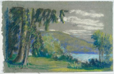 Landschap uit A.B. Davies boek, editie 3, 50 door Arthur Bowen Davies