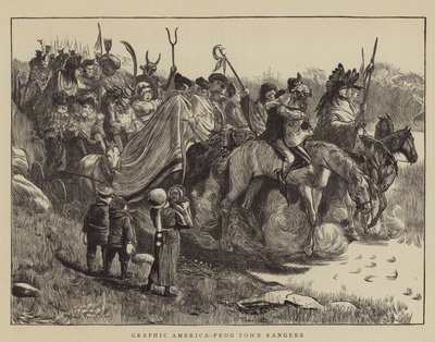 Grafisch Amerika, Frog Town Rangers door Arthur Boyd Houghton