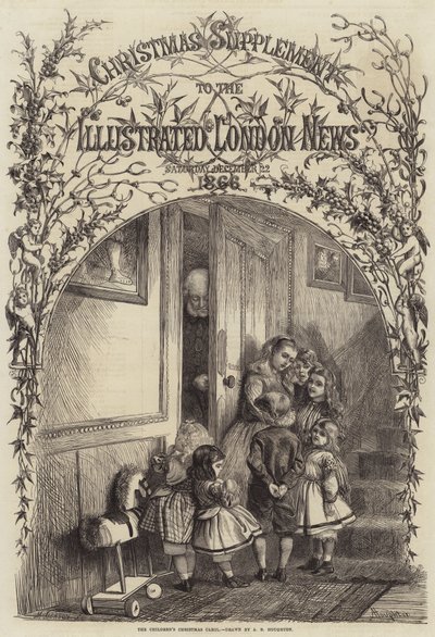 Het Kerstlied van de Kinderen door Arthur Boyd Houghton