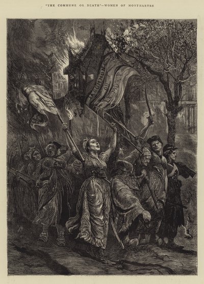 De Commune of de Dood, Vrouwen van Montmartre door Arthur Boyd Houghton