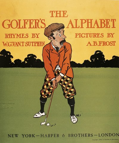 Het Golfers Alfabet door Arthur Burdett Frost