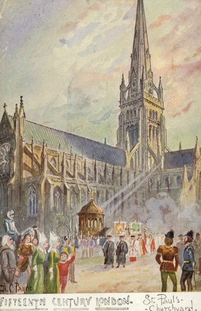 Londen in de vijftiende eeuw - St. Paul