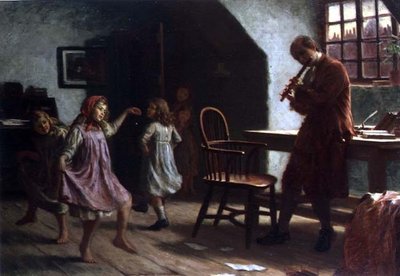 Kinderen Dansen voor Oliver Goldsmith door Arthur Claude Cooke