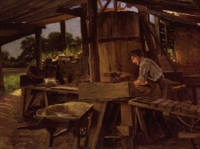 De Schuur van de Steenbakker door Arthur Claude Cooke