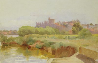 Uitzicht op Windsor Castle door Arthur Claude Cooke