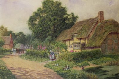 De komst van de hooiwagen door Arthur Claude Strachan