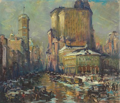 Herald Square, New York door Arthur Clifton Goodwin