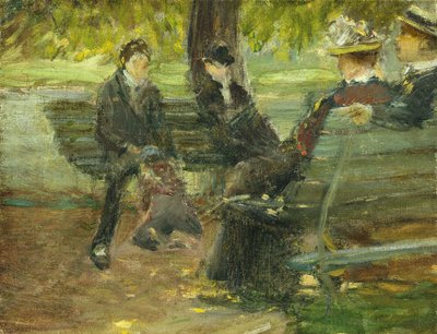 In het Park door Arthur Clifton Goodwin