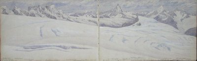 Uitzicht vanaf de Cima de Jazi door Arthur Cust