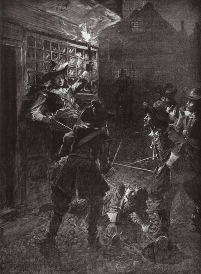 De aanval op Sir John Coventry door Arthur David (after) McCormick