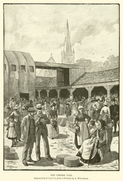 De Kaasmarkt door Arthur David McCormick