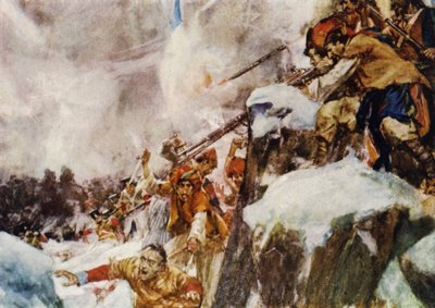 De terugtocht uit Afghanistan, 1842 door Arthur David McCormick