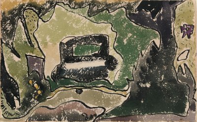 Auto aan de overkant door Arthur Dove