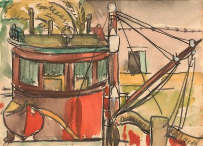 Olietanker II door Arthur Dove