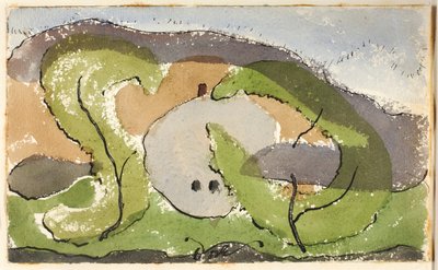 Zonder titel (Landschap) door Arthur Dove