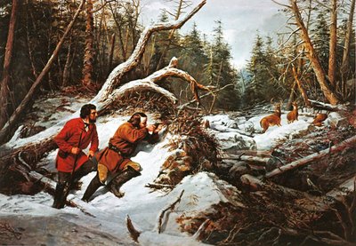 Eerste Sneeuw door Arthur Fitzwilliam (after) Tait