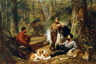 Rust op de Portage, 1871 door Arthur Fitzwilliam Tait