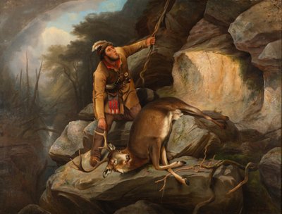 Het dilemma van de jagers, 1851 door Arthur Fitzwilliam Tait