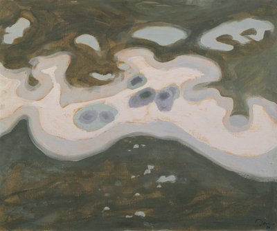 Sneeuw op IJs door Arthur Garfield Dove