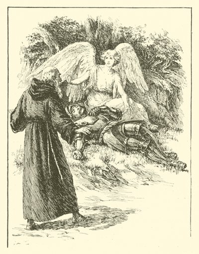 Sir Guyon, de kampioen van ridderlijkheid door Arthur George Walker