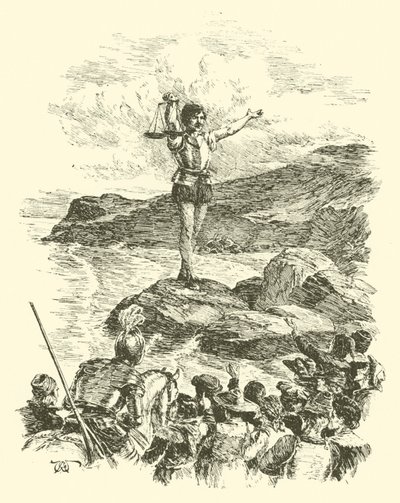 De avonturen van Sir Artegall, de reus met de weegschaal door Arthur George Walker