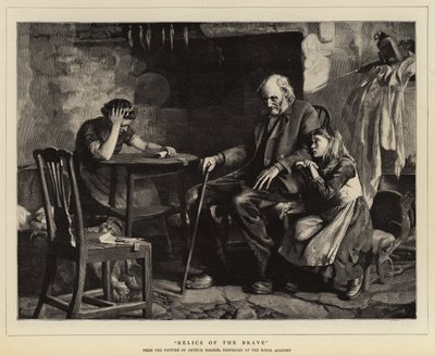 Relikwieën van de Dappere door Arthur Hacker
