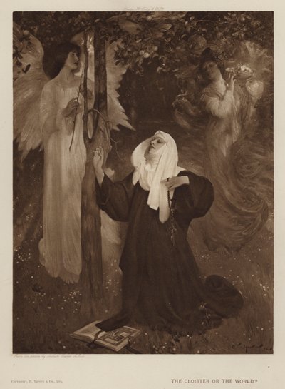 Het Klooster of de Wereld? door Arthur Hacker