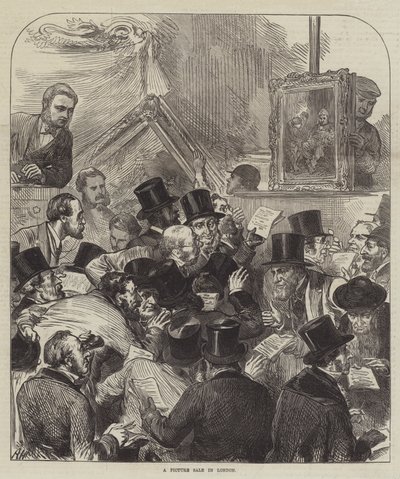 Een Schilderijenverkoop in Londen door Arthur Hopkins