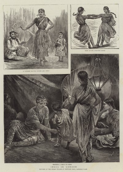 India in Londen door Arthur Hopkins