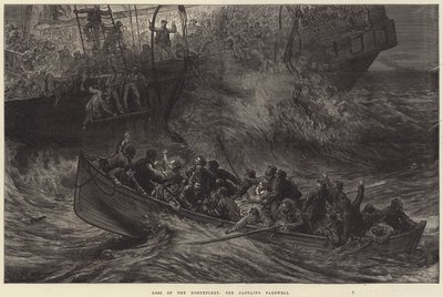 Verlies van de Northfleet, het Afscheid van de Kapitein door Arthur Hopkins