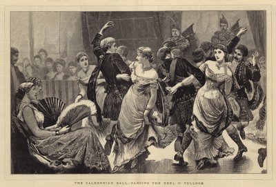 Het Caledonische Bal, dansen de Reel O